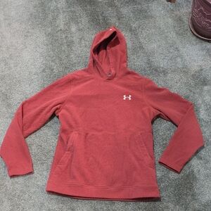 Under Armour Dusty Red Hooded Pullover Sweatshirt